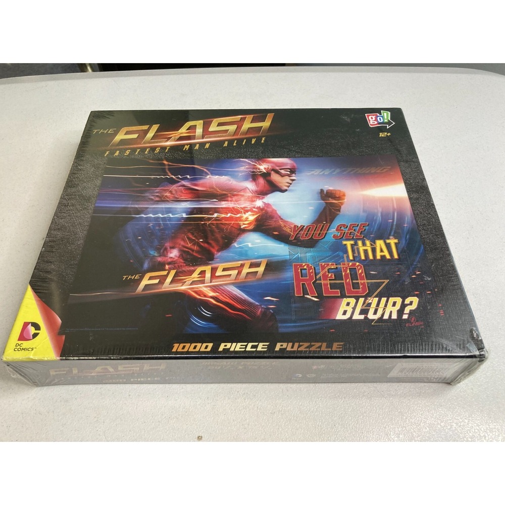 DC Comics The Flash Fastest Man Alive 1000 Piece Jigsaw Puzzle Go! Games New